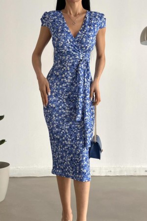 118513 TOPTAN DESENLİ ELBİSE