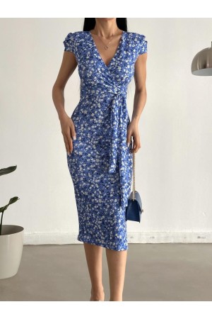 118513 TOPTAN DESENLİ ELBİSE