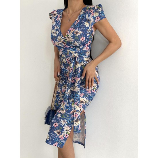 118514 TOPTAN DESENLİ ELBİSE