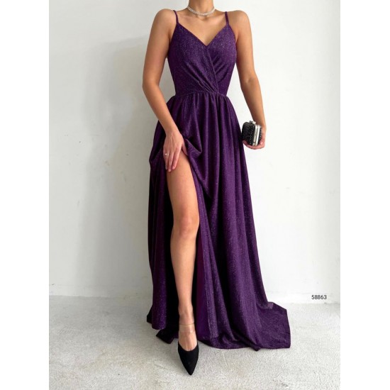 118518 purple Evening dress