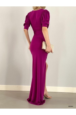 118535 purple Evening dress