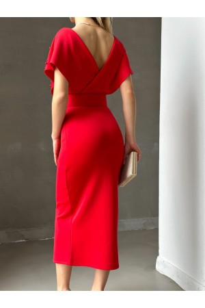 118540 TOPTAN KIRMIZI ABİYE