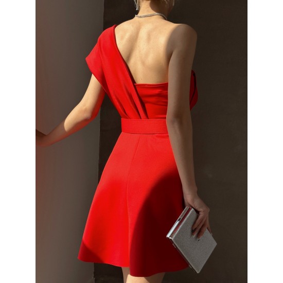 118578 red Evening dress