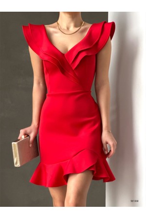 118629 TOPTAN KIRMIZI ABİYE