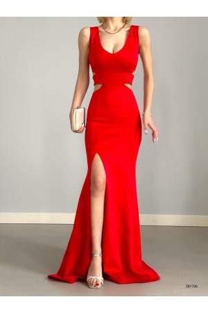 118642 TOPTAN KIRMIZI ABİYE