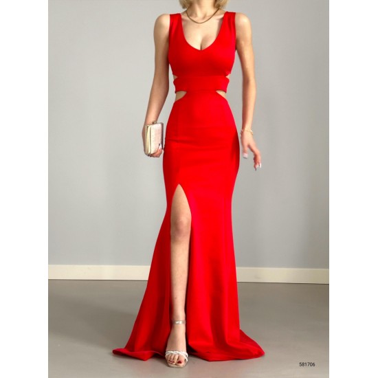 118642 red Evening dress