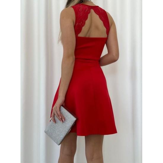 118692 red Evening dress