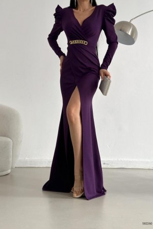 118703 purple Evening dress