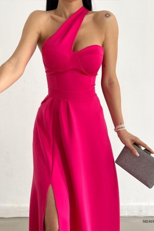 118713 fuchsia Evening dress