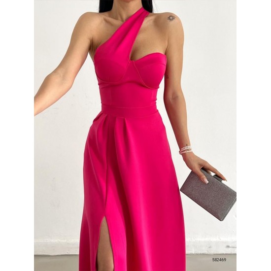 118713 fuchsia Evening dress
