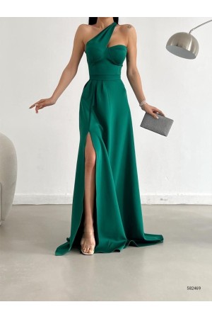 118714 Emerald Green Evening dress