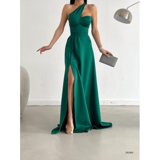 118714 Emerald Green Evening dress