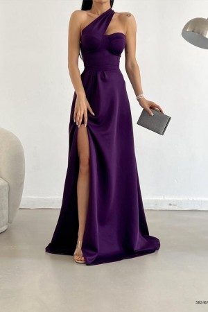 118715 purple Evening dress