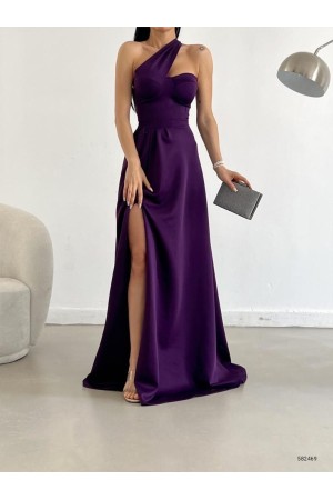 118715 purple Evening dress