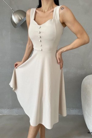 118727 beige Evening dress