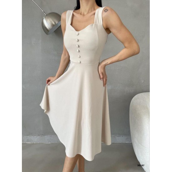 118727 beige Evening dress