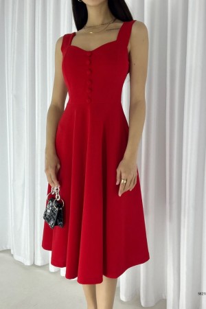 118731 red Evening dress