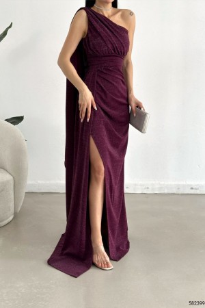118754 purple Evening dress