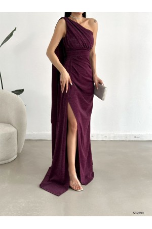 118754 purple Evening dress