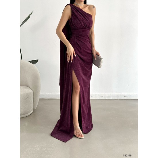 118754 purple Evening dress
