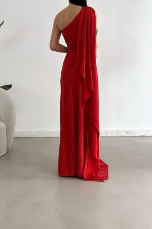 118755 red Evening dress