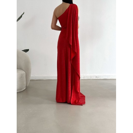 118755 red Evening dress