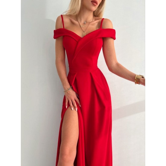 118797 red Evening dress