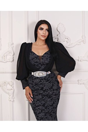 118876 TOPTAN SİYAH ABİYE