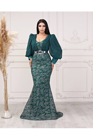118877 TOPTAN ZÜMRÜT YEŞİL ABİYE
