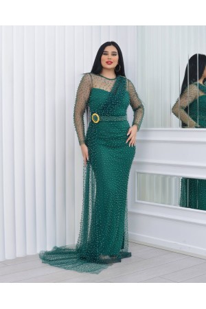 118881 TOPTAN ZÜMRÜT YEŞİL ABİYE