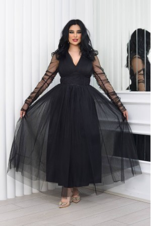 118882 TOPTAN SİYAH ABİYE