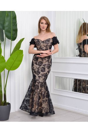 118883 TOPTAN SİYAH ABİYE