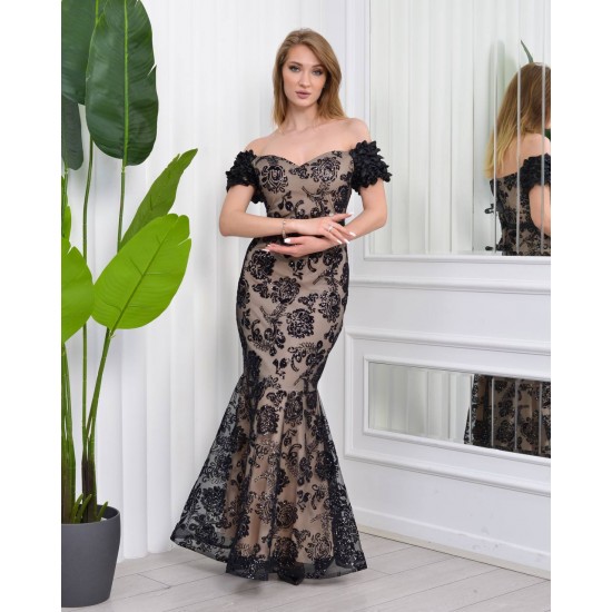 118883 black Evening dress