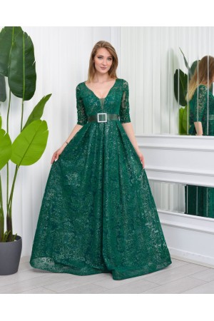 118887 TOPTAN ZÜMRÜT YEŞİL ABİYE