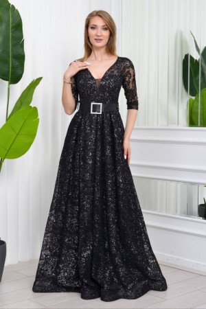 118890 TOPTAN SİYAH ABİYE