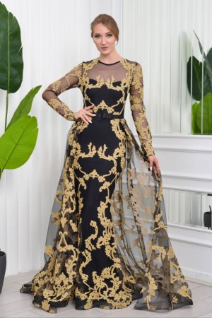 118892 black Evening dress