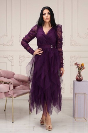 118893 purple Evening dress