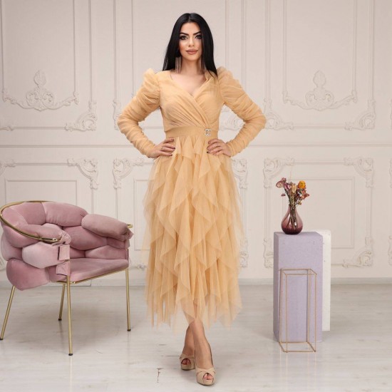 118894 beige Evening dress