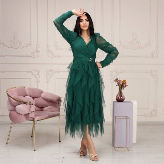118895 Emerald Green Evening dress