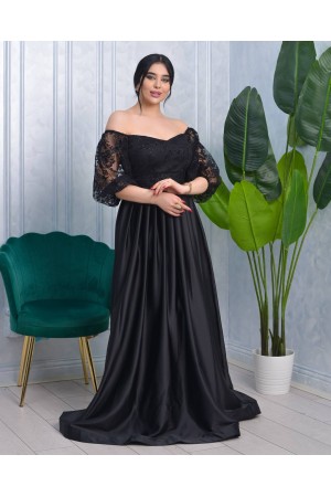 118911 TOPTAN SİYAH ABİYE