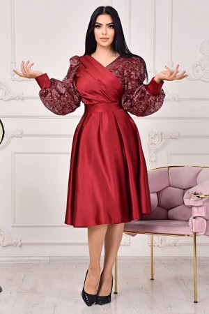 118912 TOPTAN BORDO ABİYE