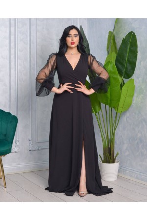 118916 TOPTAN SİYAH ABİYE