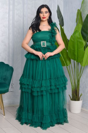 118919 Emerald Green Evening dress