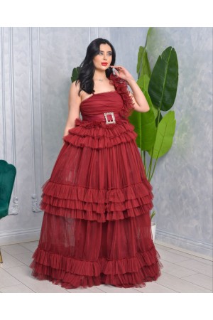 118920 TOPTAN BORDO ABİYE