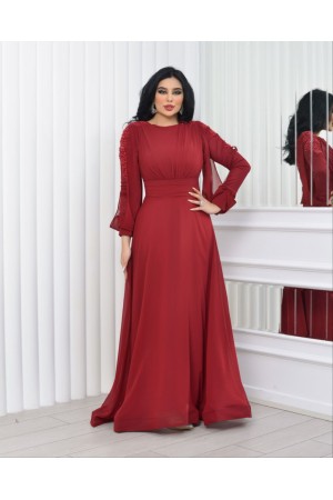 118930 TOPTAN BORDO ABİYE