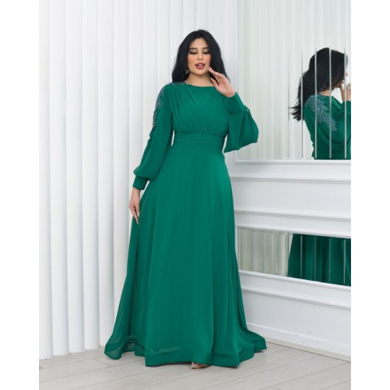118932 Emerald Green Evening dress