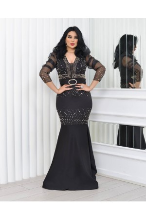 118933 black Evening dress