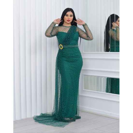 118934 TOPTAN ZÜMRÜT YEŞİL ABİYE