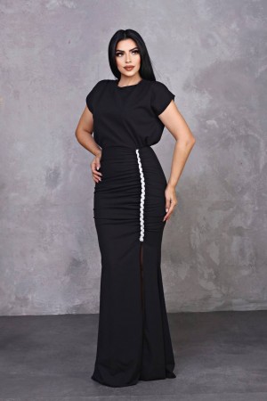 118944 TOPTAN SİYAH ABİYE