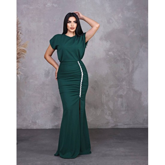 118945 TOPTAN ZÜMRÜT YEŞİL ABİYE